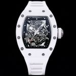 RICHARD MILLE RM055 White Ceramic Men's watch